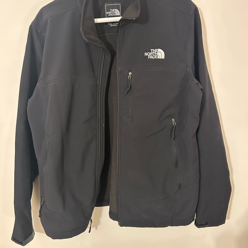 The North Face Men's Black Zip Up Jacket Medium